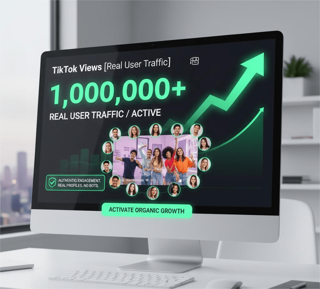 TikTok $0.20/10 Views [Real User Traffic / Active]