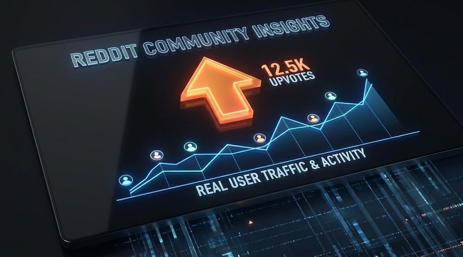 raddit upvote - real user traffic