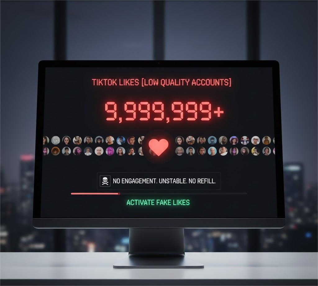 TikTok Likes $0.30/10 Likes [Low Quality Accounts]