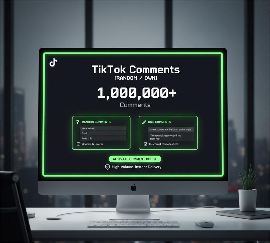 TikTok Comments - $0.10/10 Comments [Random/Own]