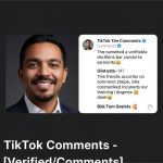 tiktok comments