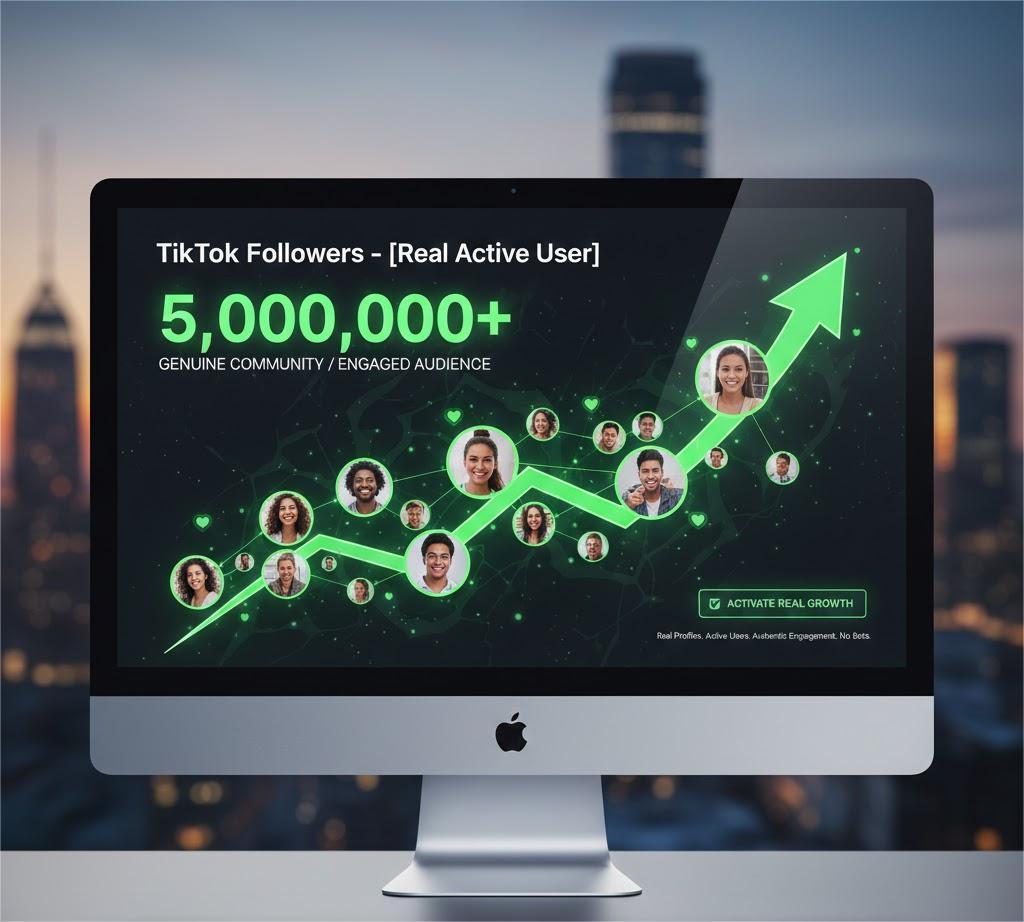 TikTok $0.50/10 Followers - [Real Active User]