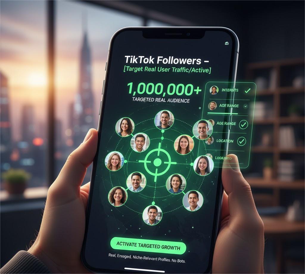 TikTok $0.50/10 Followers - [Target Real User Traffic/Active]