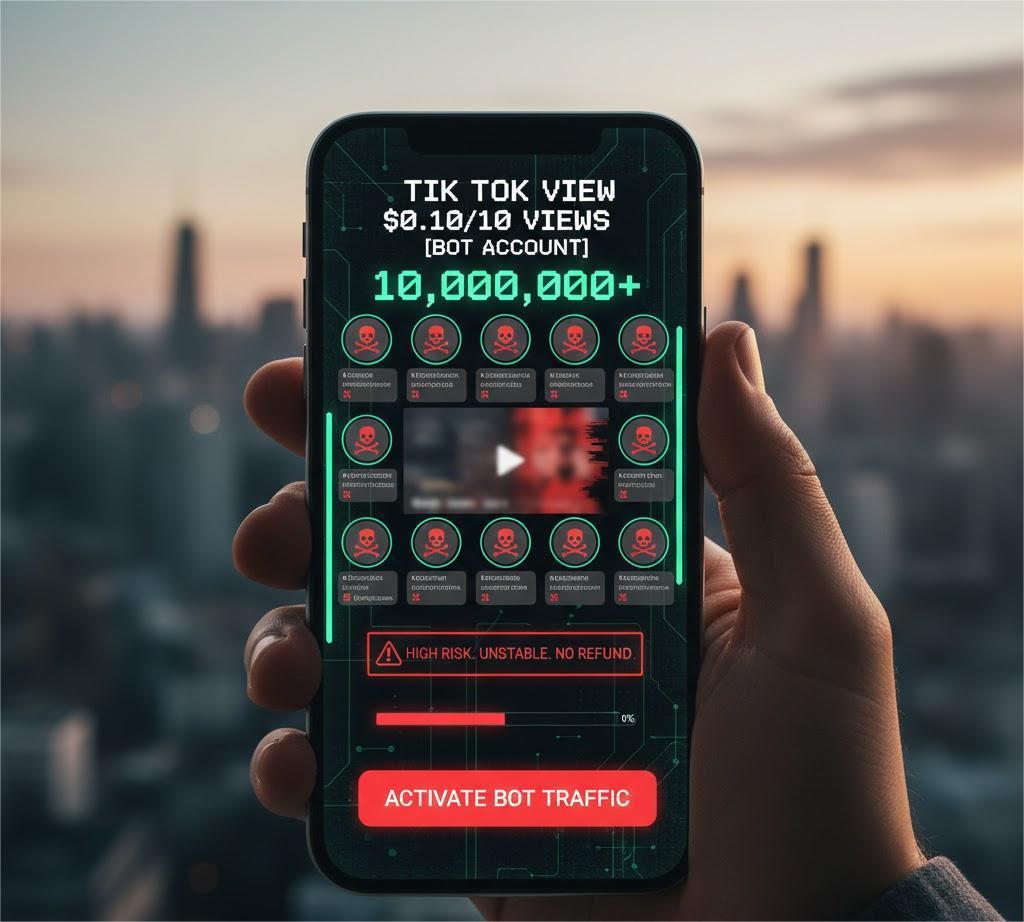 TIK TOK VIEW $0.10/10 VIEWS [BOT ACCOUNT]