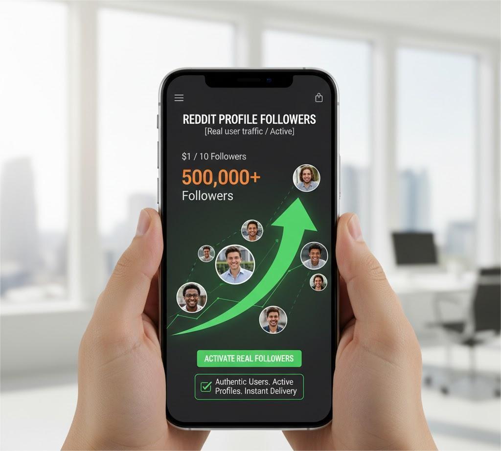 Reddit profile followers $1/10 followers - [Real user traffic / Active]