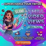 Buy 1 Million TikTok Video Views Service – Viral TikTok Views Boost