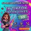 Buy 1K TikTok Likes Service – Fast TikTok Likes Boost