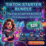buy tiktok starter bundle 1k followers 5k views