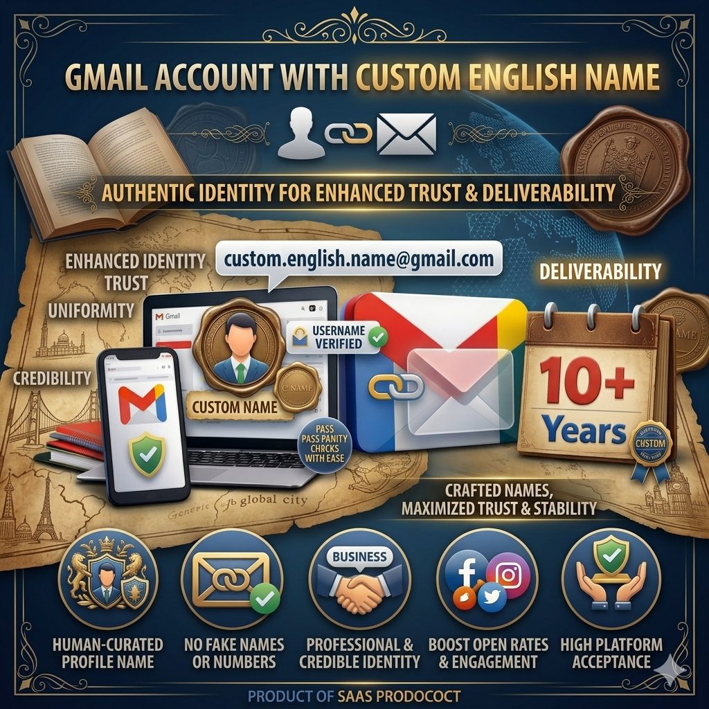 Gmail Account with No Recovery Phone | Buy Gmail Accounts