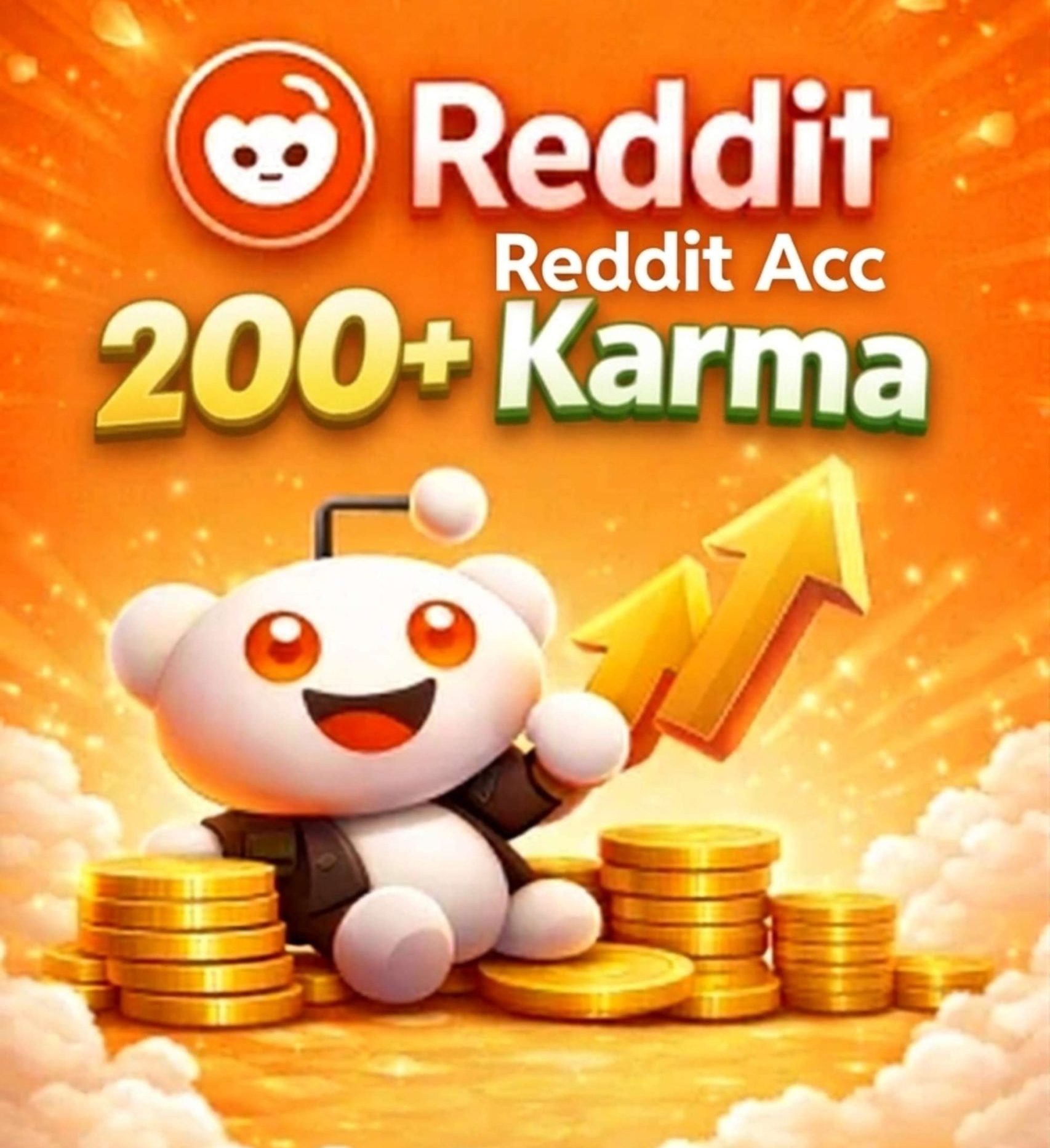 Reddit Acc 200+ Karma – High Authority