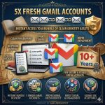 5x Fresh Gmail Accounts
