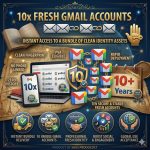 10x Fresh Gmail Accounts