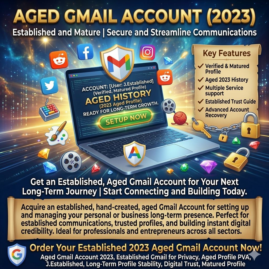 Aged Gmail Account (2023)
