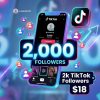 buy 2k tiktok followers
