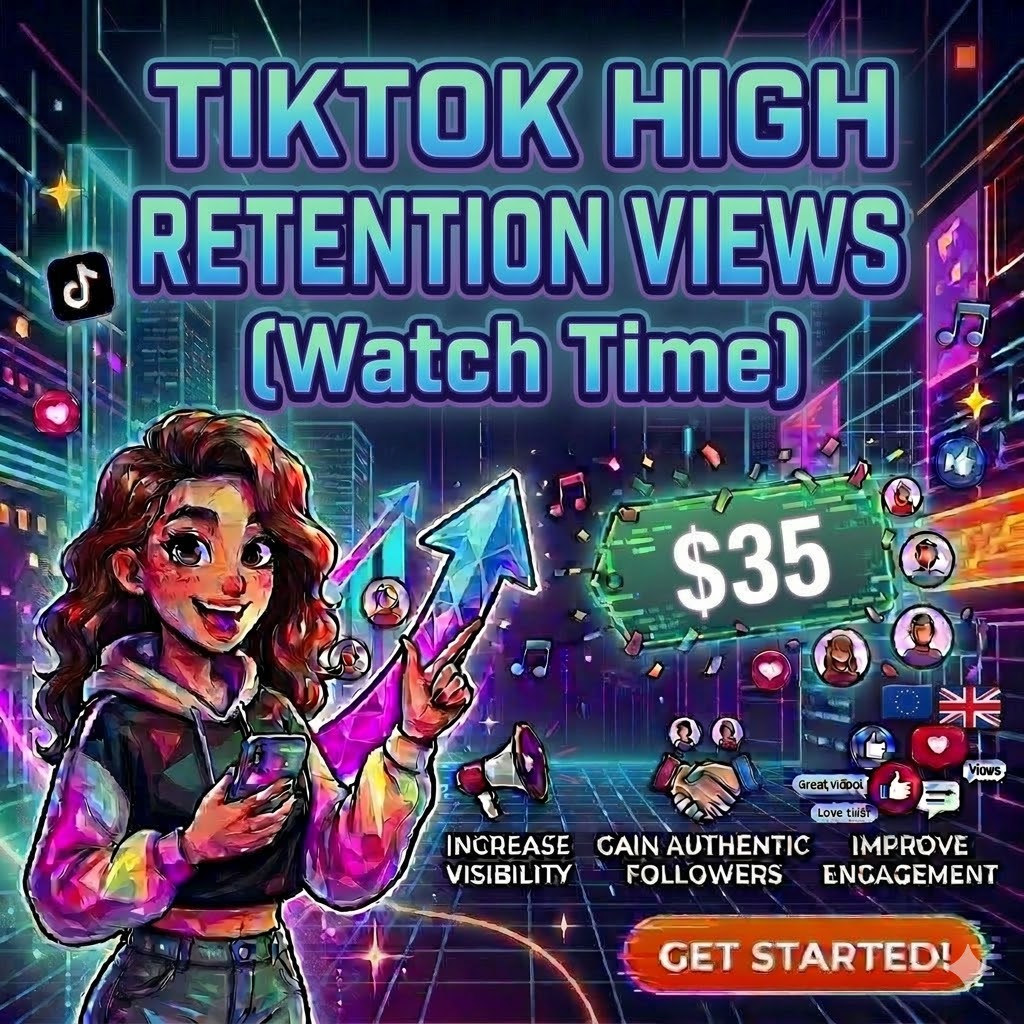 TikTok High Retention Views (Watch Time)